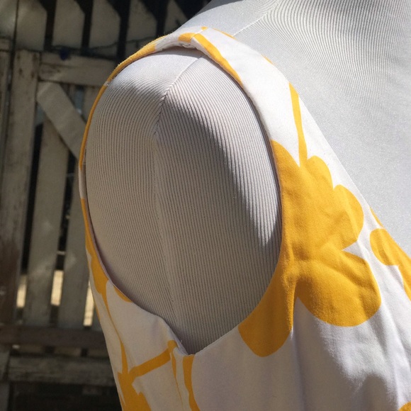 Maggy London Yellow Floral Fit and Flare - Picture 7 of 7